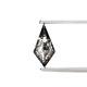 0.48 Ct Salt and Pepper Diamond Natural Kite Loose Diamond for Engagement Ring