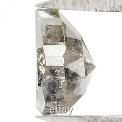 0.64 CT Natural Loose Pear Shape Diamond 5.45 MM Salt And Pepper Diamond KQ2409