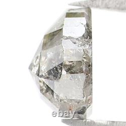 0.64 CT Natural Loose Pear Shape Diamond 5.45 MM Salt And Pepper Diamond KQ2409