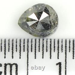 0.64 CT Natural Loose Pear Shape Diamond 5.45 MM Salt And Pepper Diamond KQ2409