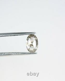 0.69 CT Salt And Pepper Diamond Ring Oval Cut Fancy Unique Real Natural Diamonds