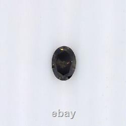 0.75ct Salt and Pepper Diamond SI Natural Oval Loose Diamond for Engagement Ring