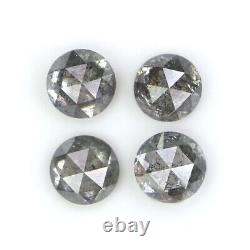 0.98 CT Natural Loose Rose Cut Diamond 3.65 MM Salt And Pepper Diamond NQ2317