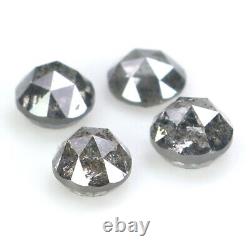 0.98 CT Natural Loose Rose Cut Diamond 3.65 MM Salt And Pepper Diamond NQ2317