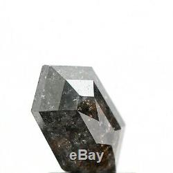 1.00 Carat Natural Diamond Hexagon Shape Salt And Pepper Natural Loose Diamond