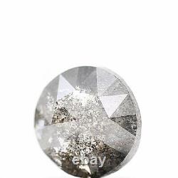 1.01 Carat Natural Diamond Rose Cut Gray Salt & Pepper Natural Loose Diamond