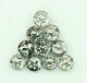 1.01 Carat Salt And Pepper Round Rose Cut Natural Loose Fancy Polished Diamond
