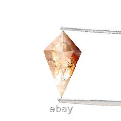 1.13 Ct Salt and Pepper Diamond Orange Kite Loose Diamond for Engagement Ring