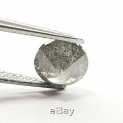 1.35 Ct Rare Natural Diamond Round Salt and Pepper Diamond Natural Loose Diamond