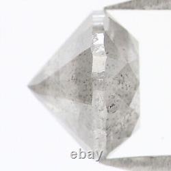 1.36 CT Natural Loose Round Shape Diamond 6.40 MM Salt And Pepper Diamond LQ8489