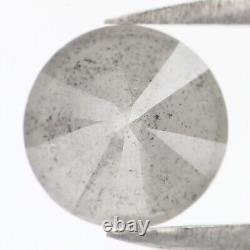 1.36 CT Natural Loose Round Shape Diamond 6.40 MM Salt And Pepper Diamond LQ8489