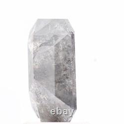 1.39 Ct Salt and Pepper Diamond Natural Emerald Loose Diamond Engagement Ring