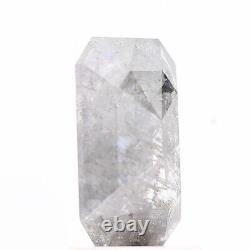 1.39 Ct Salt and Pepper Diamond Natural Emerald Loose Diamond Engagement Ring