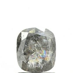 1.48 Carat Natural Diamond Cushion Shape Salt And Pepper Natural Loose Diamond