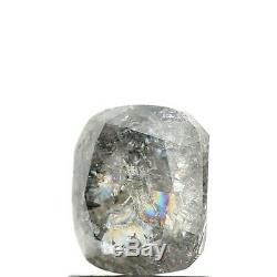 1.48 Carat Natural Diamond Cushion Shape Salt And Pepper Natural Loose Diamond