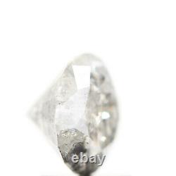 1.59 Carat Natural Salt And Pepper Gray Round Cut Natural Loose Diamond