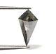 1.88 Carat Natural Diamond Rare Salt and Pepper Color Kite Shield Loose Diamond