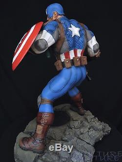 14 Scale Captain America Statue Salt & Pepper Exclusive not XM nor Sideshow