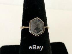14K Yellow Gold Salt and Pepper Natural Diamond 1.55ct Ring