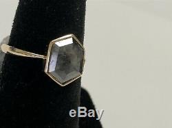 14K Yellow Gold Salt and Pepper Natural Diamond 1.55ct Ring