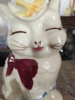 1950's Shawnee Puss & boots Cookie jar and salt & pepper Shaker's (PATENTED)