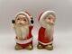 1950s Napco Fuzzy Santas salt and pepper shakers