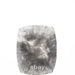 2.03 Carat Salt & Pepper Diamond Gray Cushion Cut Rose Cut Galaxy Loose Diamond