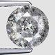 2.34cts 8.0mm Gray Natural Loose Salt & Pepper Diamond SEE VIDEO