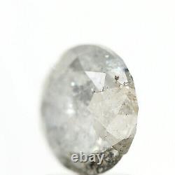 2.54 Carat Salt And Pepper Round Cut Icy Gray Natural Loose Diamond
