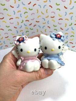 2002 Vintage Sanrio Hello Kitty Angel Collectable Salt and Pepper Shakers