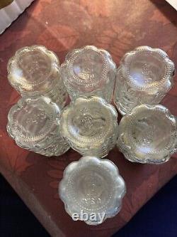 24 Vintage 60's70's Glass Salt Pepper Shakers Post House Restaurant OH ShipsFree