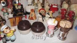 45+ Sets Lot Vintage Salt And Pepper Shakers Nodder Black Americana Bakelite