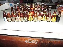50+ 1930s 40s minature mini beer bottles salt pepper coors red top tivoi steinsl