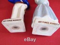 AIR FORCE ACADEMY KISSING & SALUTING CADET & LADY Salt and Pepper Shakers