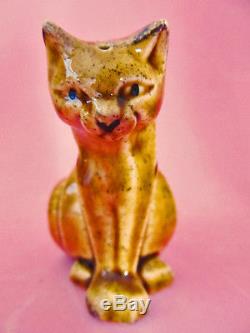 Ancient Cats Tabby And Kit Salt And Pepper Shakers Ceramic Arts Studio
