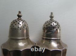 Antique Victorian Tiffany & Co. 925 Sterling Silver Salt & Pepper Shakers 125gr