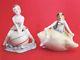 BATHING BEAUTIES ON BEACH BALL & SEA SHELL LUSTERWARE Salt and Pepper Shakers