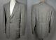 BELTED BACK Salt Pepper Wool Tweed Sport Coat Jacket True 1930s Vintage 44