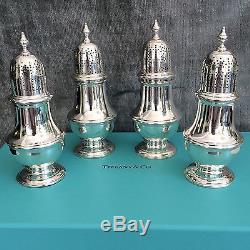 Black Friday Sale Tiffany Salt and Pepper Shaker Set abt 100 YEARS OLD