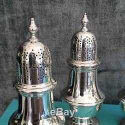 Black Friday Sale Tiffany Salt and Pepper Shaker Set abt 100 YEARS OLD