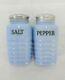 Blue Delphite Salt & Pepper Shakers
