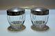 CHIC Baccarat Ercuis Sterling Silver & Glass Salt & Pepper Shakers