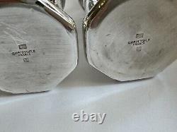 CHRISTOFLE SILVER Plated Salt & Pepper Shakers