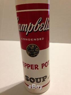 Campbell's Soup Pepper Pot Salt Shaker and Pepper Grinder