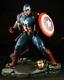 Captain America Statue Sculpture Art Salt Pepper Nt XM Sideshow Prime 1 Marvel