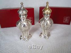 Chantilly by Gorham Sterling Silver Salt & Pepper Shakers 2pc No Mono Gold Wash