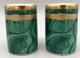 Christian Dior Gaudron Malachite Green Salt & Pepper Shakers Set Mint in Box