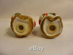 Christmas Bears Salt & Pepper Shakers vintage Ceramic Holiday