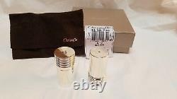 Christofle K+T salt and pepper shakers silver plated (set)