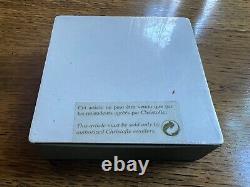 Christofle Paris Perles Sterling Silver Salt & Pepper Set with Tray NEW Sealed Box